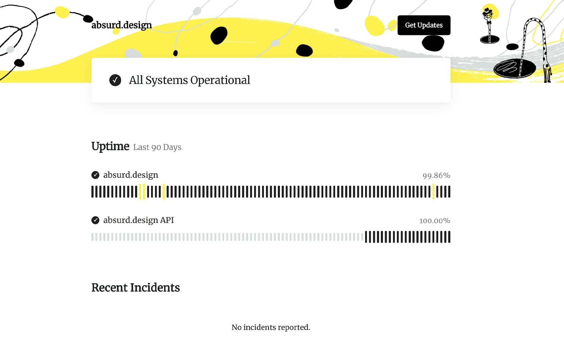 Status page by Absurd Design