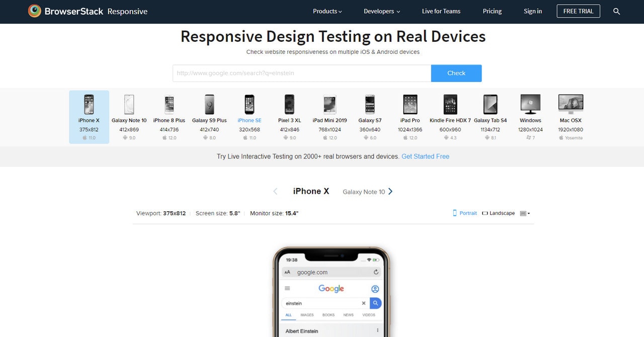 Responsive Testing