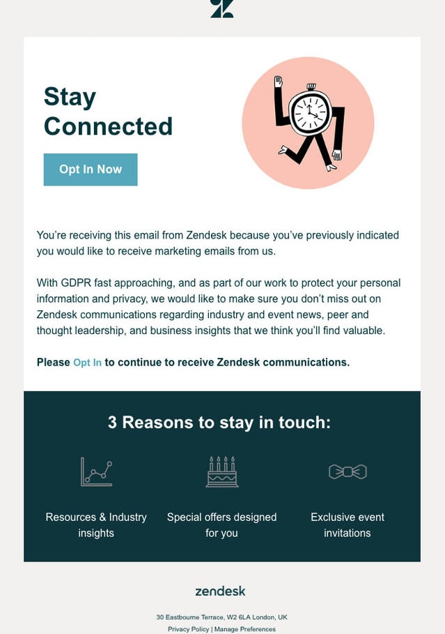 Zendesk newsletter