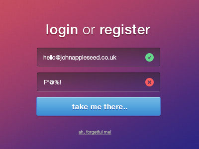 Login or Register by Daryl Ginn