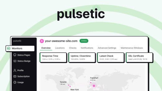 Pulsetic Review – Free Website Uptime Monitoring & Status Pages