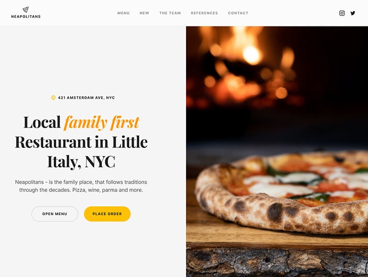 Restaurant Website Template