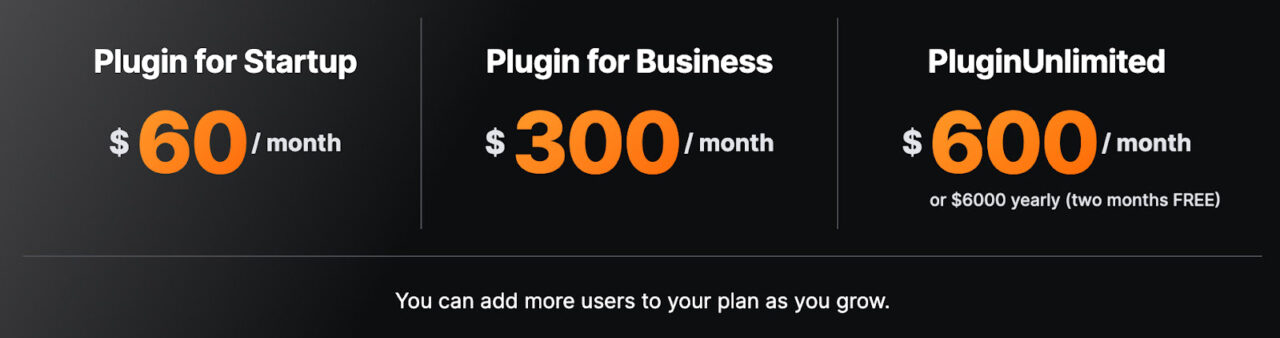 topol plugin pricing