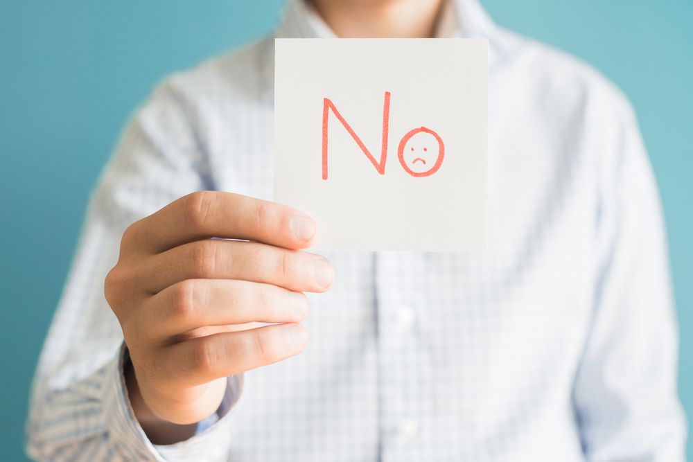 How to say no to a person